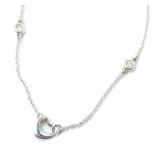 Tiffany & Co Tiffany & Co AG925 Open Heart 2P Diamond Bracelet Metal Bracelet